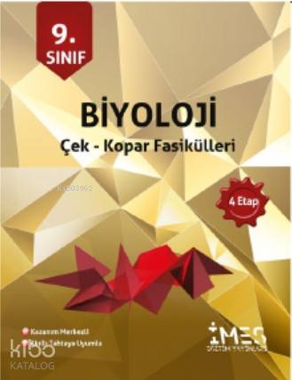 Ayt 9. Sınıf Biyololoji  4 Etap Soru Bankası - Çek kopar Fasikülleri