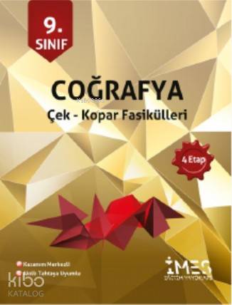 Ayt 9. Sınıf Coğrafya 4 Etap Soru Bankası - Çek kopar Fasikülleri
