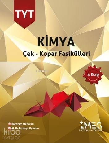 Ayt 9. Sınıf Kimya 4 Etap Soru Bankası - Çek kopar Fasikülleri