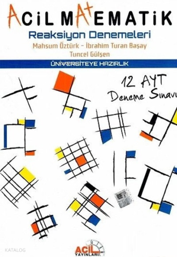 AYT Acil Matematik Reaksiyon 12 Deneme Acil Yayınları