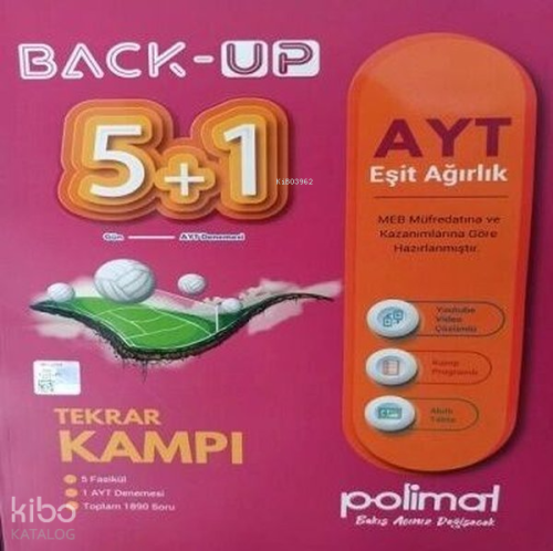 AYT Back-Up 5+1 Kamp Kitabı – Eşit Ağırlık