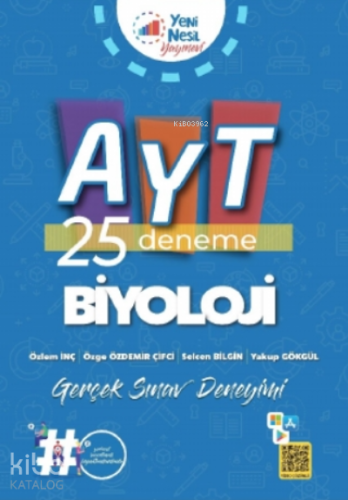 Ayt Biyoloji 25 Deneme Sınavı