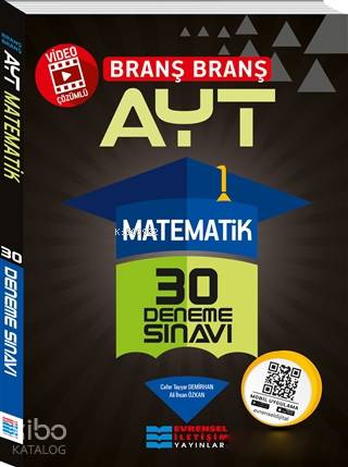 AYT Branş Branş Video Çözümlü Matematik 30 Deneme Sınavı