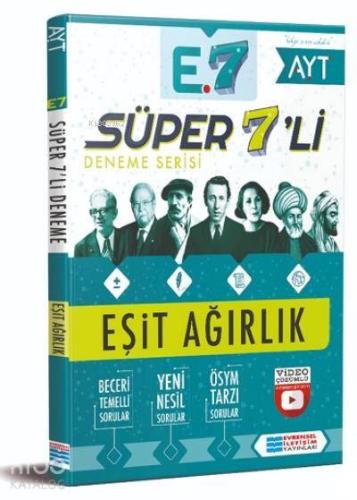 AYT Eşit Ağırlık Süper 7 li Deneme Evrensel İletişim Yayınları