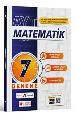 Ayt Matematik 7 Deneme 2023-2024 - Kitapiks.com