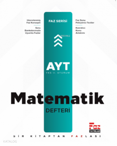 AYT Matematik Defteri Faz Yayınları