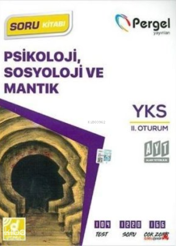 AYT Psikoloji Sosyoloji Mantık Soru Kitabı Pergel Yayınları