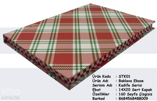 Baklava Ekose - Kadife Serisi