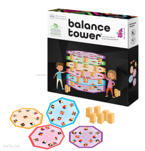 Balance Tower Zeka ve Akıl Oyunu 4+ Yaş 2+ Oyuncu