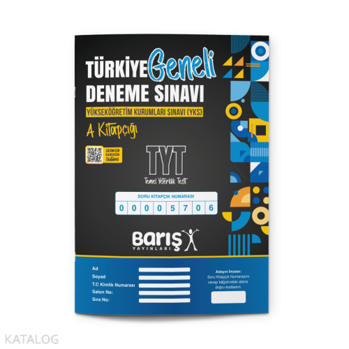 Barış Yayınları 2025 TYT-1 TG Deneme Sınavı