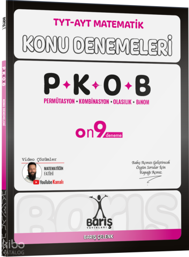 Barış Yayınları TYT-AYT Matematik PKOB Konu Denemeleri