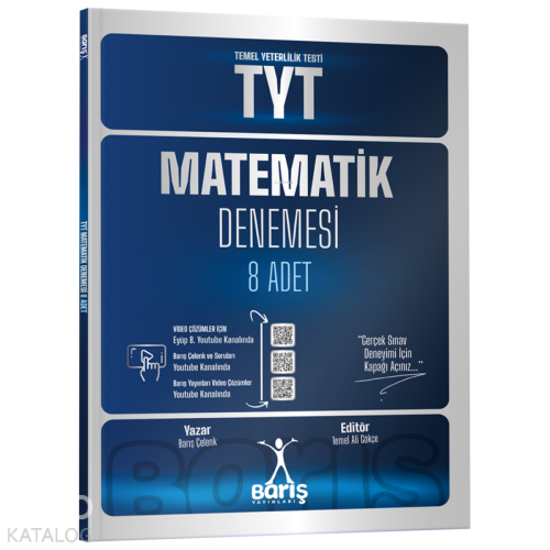 Barış Yayınları TYT Matematik Denemesi 8 Adet
