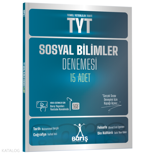 Barış Yayınları TYT Sosyal Bilimler Denemesi 15 Adet