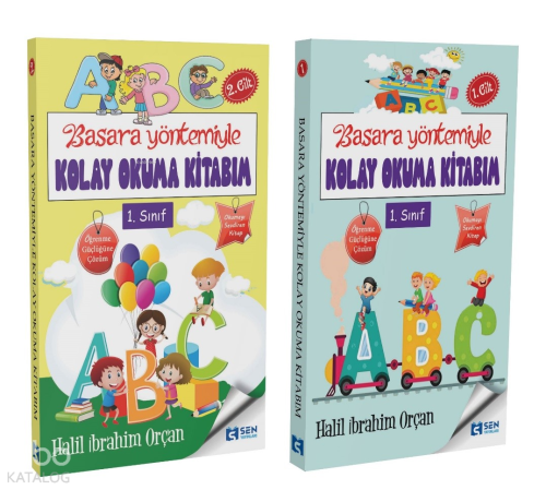 Basara Yöntemiyle Kolay Okuma Kitabım 1-2  Cilt  Set