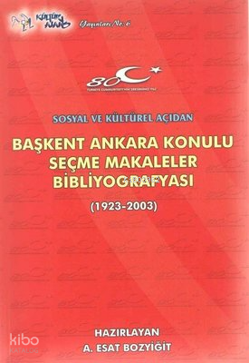 Başken Ankara Konulu Seçme Makaleler Bibliyografyası 1923-2003
