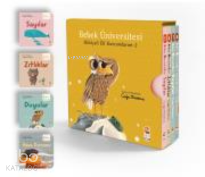 Bebek Üniversitesi 2 ; Hikayeli İlk Kavramlarım Set (4 Kitap)