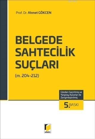 Belgede Sahtecilik Suçları (TCK m. 204-212)