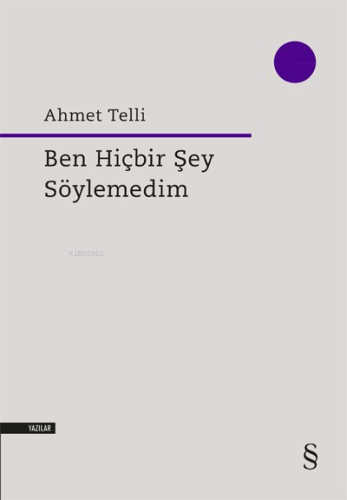 Ben Hiçbir Şey Söylemedim - Kitapiks.com