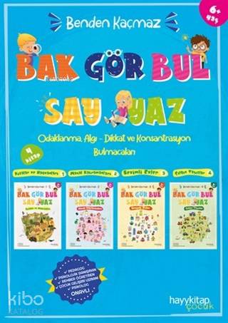 Benden Kaçmaz Set (4 Kitap Takım); Odaklanma, Algı-Dikkat ve Konsantrasyon Bulmacaları