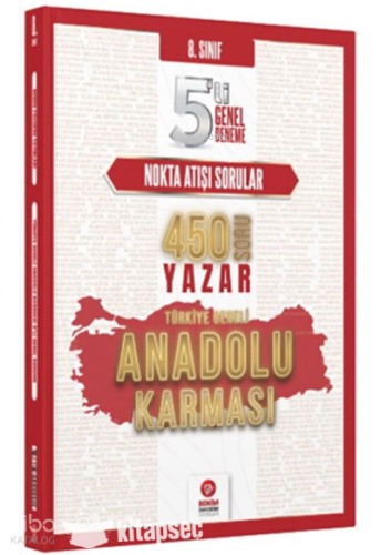 Benim Favorim 8. Sınıf Türkiye Geneli Anadolu Karması 5 Genel Deneme