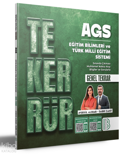 Benim Hocam AGS Tekerrür KPSS Eğitim Bilimleri ve Türk Milli Eğitim Sistemi Genel Tekrar