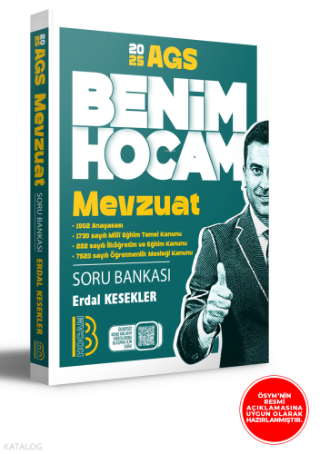 Benim Hocam Yayınları 2025 AGS Mevzuat Soru Bankası