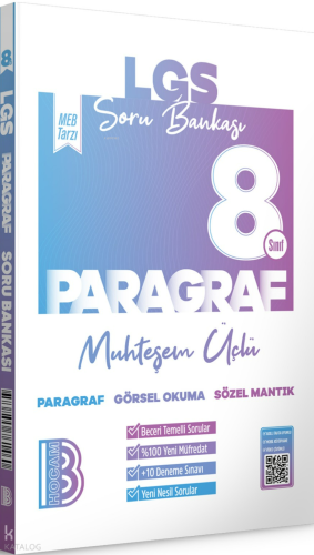 Benim Hocam Yayınları LGS 8.Sınıf Paragraf Soru Bankası