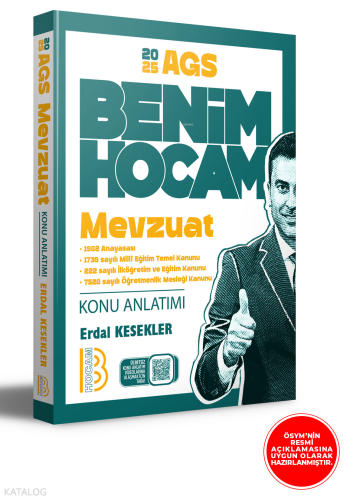 Benim Hocam Yayınları2025 AGS Mevzuat Konu Anlatımı
