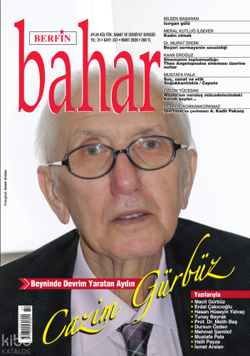 Berfin Bahar Aylık Kültür Sanat ve Edebiyat Dergisi 337. Sayı (Mart 2026)