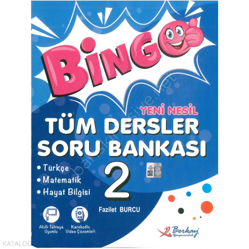 Berkay Yayıncılık 2. Sınıf Bingo Yeni Nesil Tüm Dersler Soru Bankası