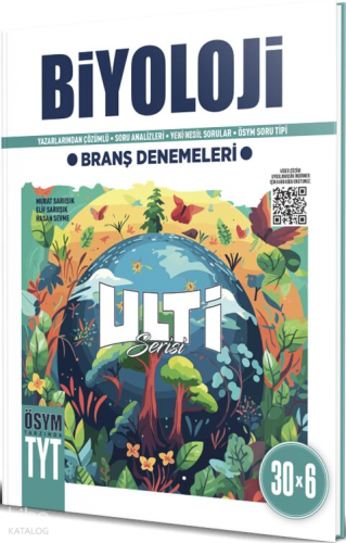 Bes Yayınları TYT Deneme Biyoloji Ulti Serisi Branş Denemeleri
