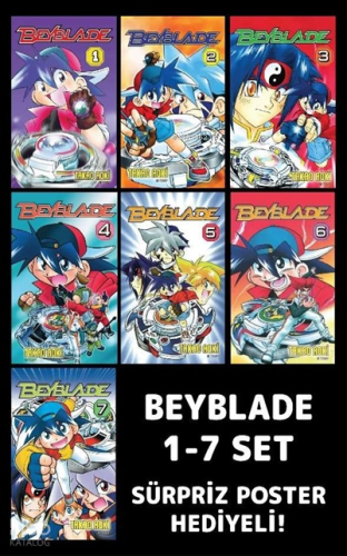 Beyblade (7 Cilt - Poster Hediyeli)