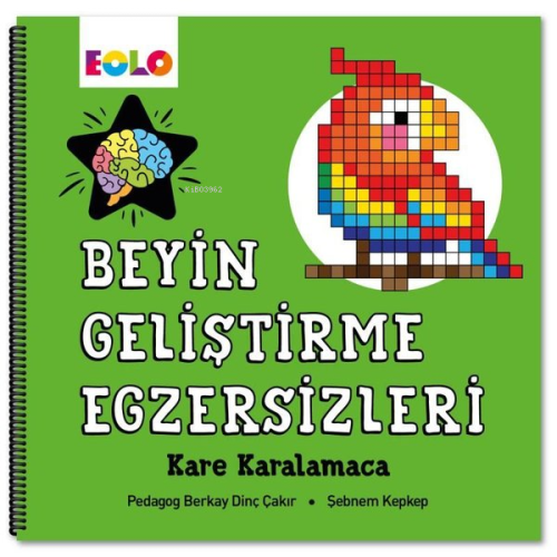Beyin Geliştirme Egzersizleri - Kare Karalamaca - Kitapiks.com
