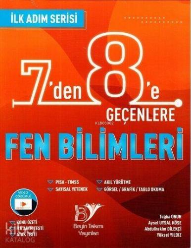 Beyin Takımı Yayınları 7 den 8 e Geçenlere Fen Bilimleri İlk Adım Serisi Beyin Takımı