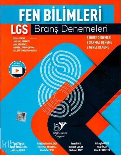 Beyin Takımı Yayınları 8. Sınıf LGS Fen Bilimleri Branş Denemeleri Beyin Takımı 