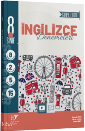 Beyin Takımı Yayınları 8. Sınıf LGS İngilizce Superıor 15 li Deneme