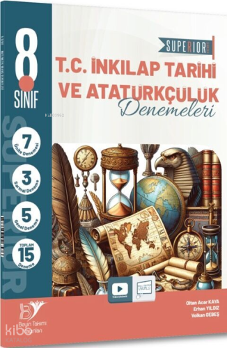 Beyin Takımı Yayınları 8. Sınıf LGS T.C. İnkılap Tarihi ve Atatürkçülük Superıor 15 li Deneme