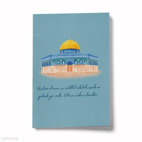 Bi Dünya Store Ümitvar Olunuz A6 Çizgili Mini Defter Not Defteri