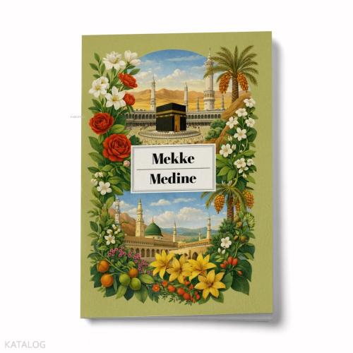 Bi Dünya Store Ümmet Coğrafyası 21 Mekke Medine A6 Çizgili Mini Defter Not Defteri