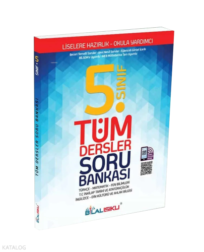 Bilal Işıklı 5. Sınıf Adım Adım Tüm Dersler Soru Bankası (Maarif)