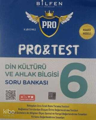 Bilfen Yayıncılık 6. Sınıf Pro-test Din Kültrürü ve Ahlak Bilgisi