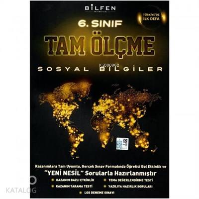 Bilfen Yayıncılık 6. Sınıf Sosyal Bilgiler Tam Ölçme Yeni