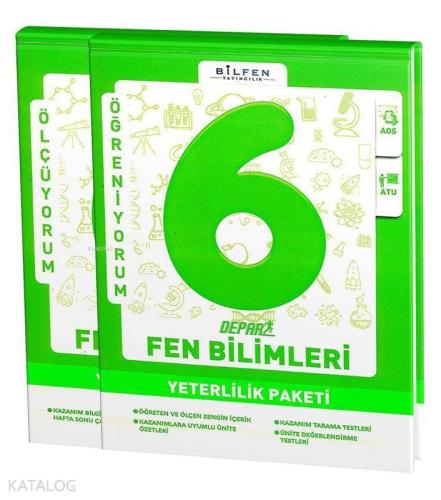 Bilfen Yayınları 6. Sınıf Fen Bilimleri Depar Yeterlilik Paketi; Set