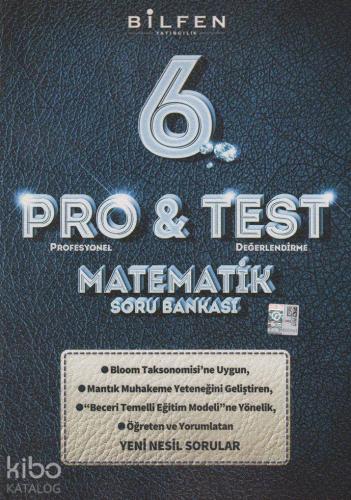 Bilfen Yayınları 6. Sınıf Matematik ProTest Soru Bankası Bilfen