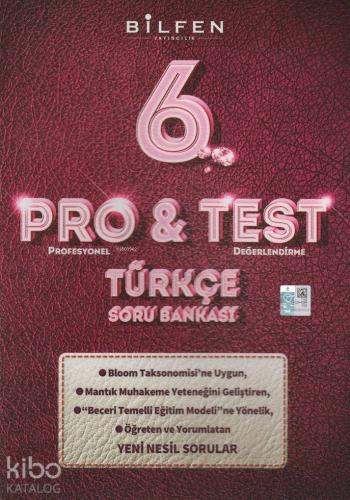 Bilfen Yayınları 6. Sınıf Türkçe ProTest Soru Bankası Bilfen