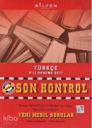 Bilfen Yayınları 8. Sınıf LGS Türkçe Son Kontrol 8 li Deneme Seti Bilfen
