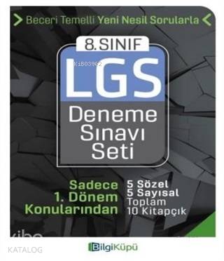 Bilgi Küpü Yayınları 8. Sınıf 1. Dönem LGS Deneme Sınavı Seti Bilgi Kü