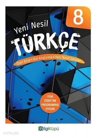 Bilgi Küpü Yayınları 8. Sınıf LGS Yeni Nesil Türkçe Bilgi Küpü 