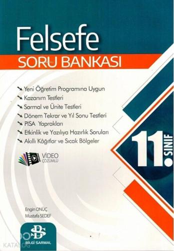 Bilgi Sarmal Yayınları 11. Sınıf Felsefe Soru Bankası Bilgi Sarmal