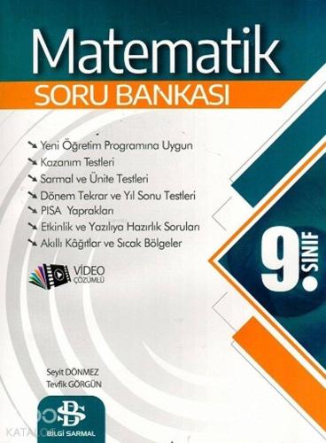 Bilgi Sarmal Yayınları 9. Sınıf Matematik Soru Bankası Bilgi Sarmal